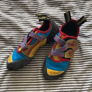 La sportiva climbing shoes